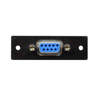 Legrand 16246 | Wiremold Audio/Video Interface Plates Serial RS232 DB9 Female to Female (TAA Compliant)