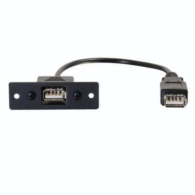 Legrand 16247 | Wiremold Audio/Video Interface Plates (AVIP) USB A Female to USB A Female Adapter (TAA Compliant)