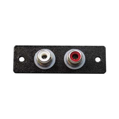 Legrand 16253 | Wiremold Audio/Video Interface Plates (AVIP) Two RCA Female to Solder Cups (TAA Compliant)
