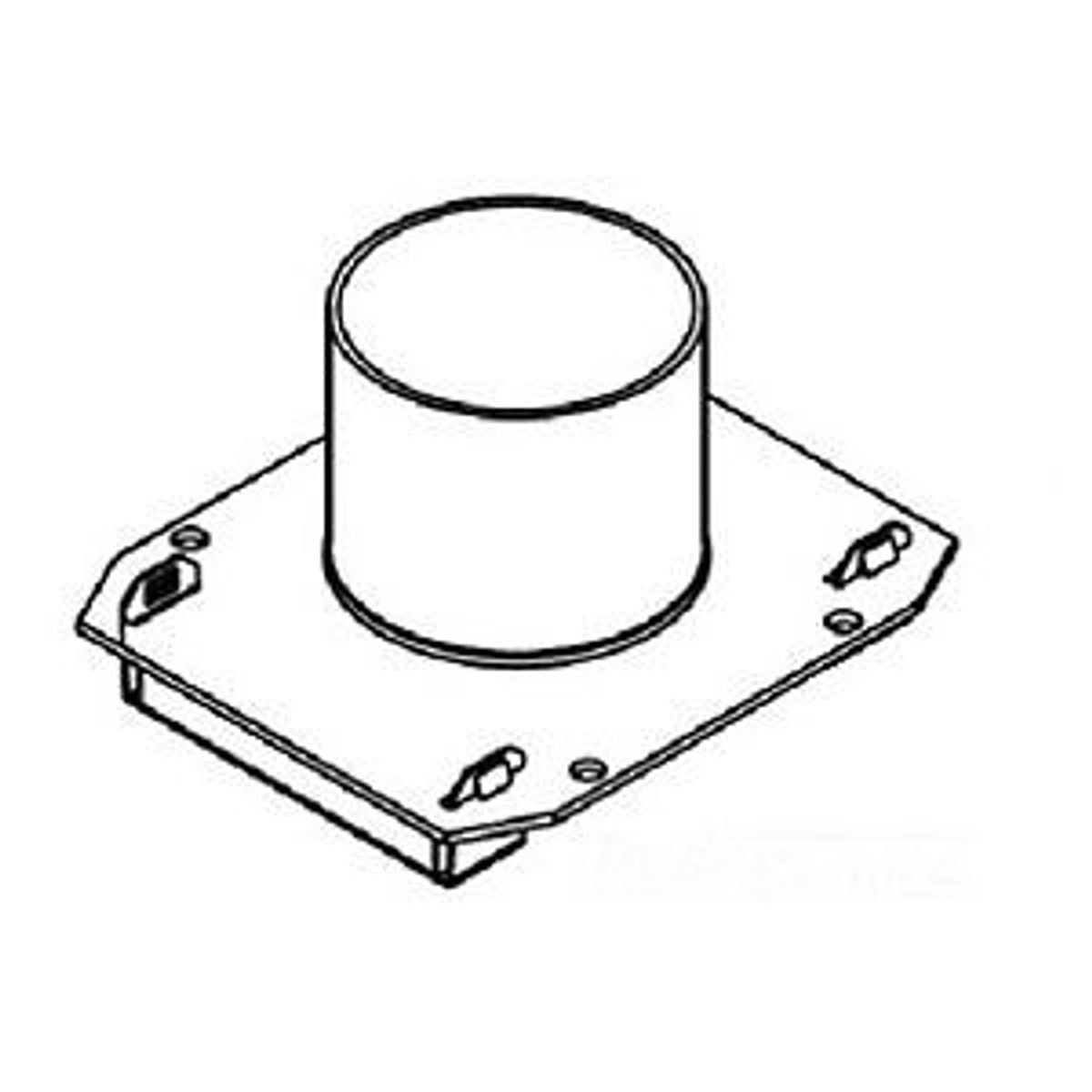Legrand 22CHA | Bottom Housing Assembly 2-Gang, 2 inch Trade Size Conduit