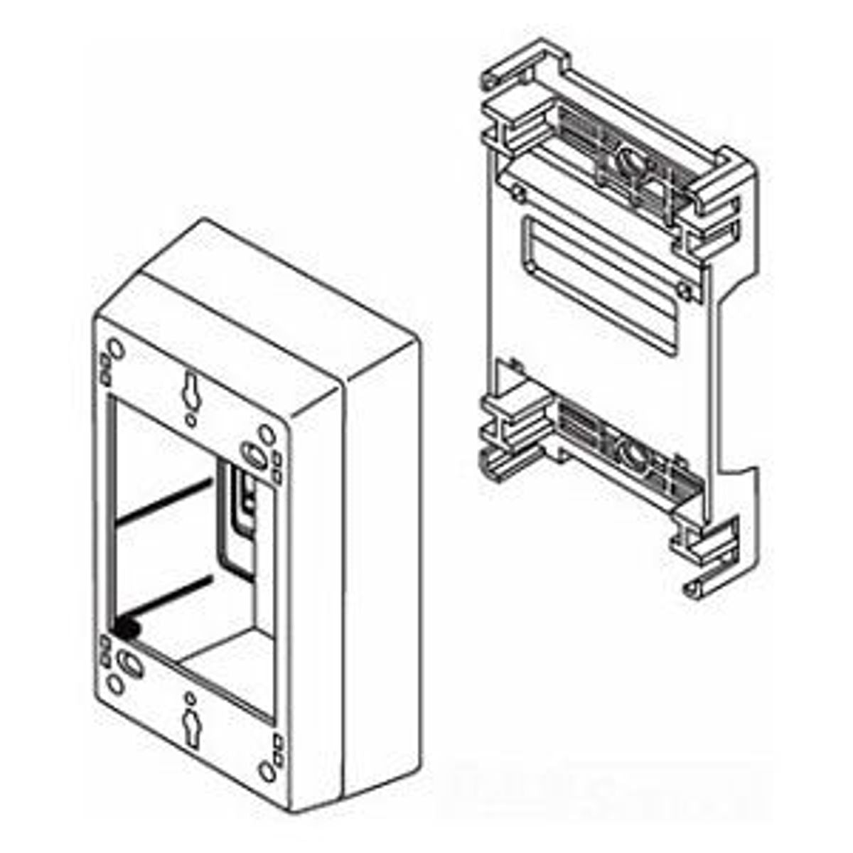 Legrand 2348D | 2300 Series Extra Deep Device Box Fitting, Ivory