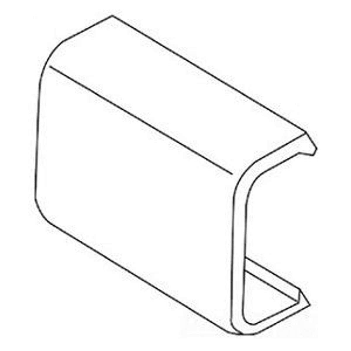 Legrand 2806-WH | Nonmetallic cover clip 2800 White