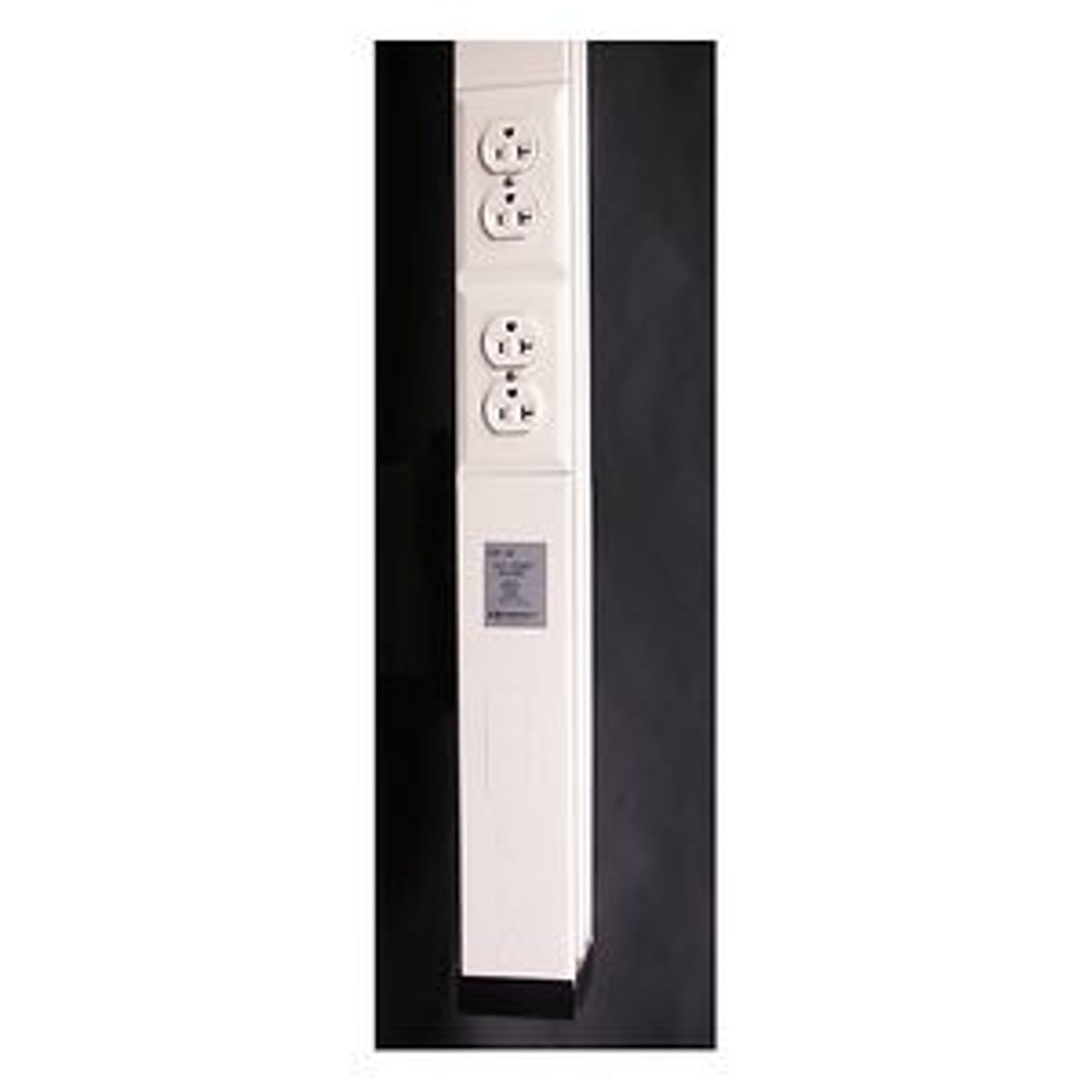 Legrand 30TP-412V3S2 | 30TP Series Steel Tele-Power Pole, S2Jacks