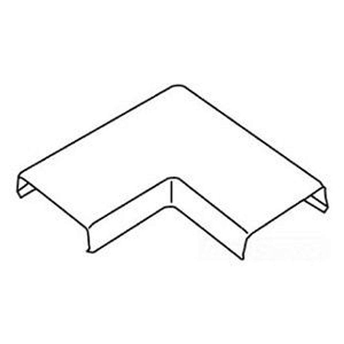 Legrand 811-WH | Nonmetallic flat 90 d. Elbow 800 White