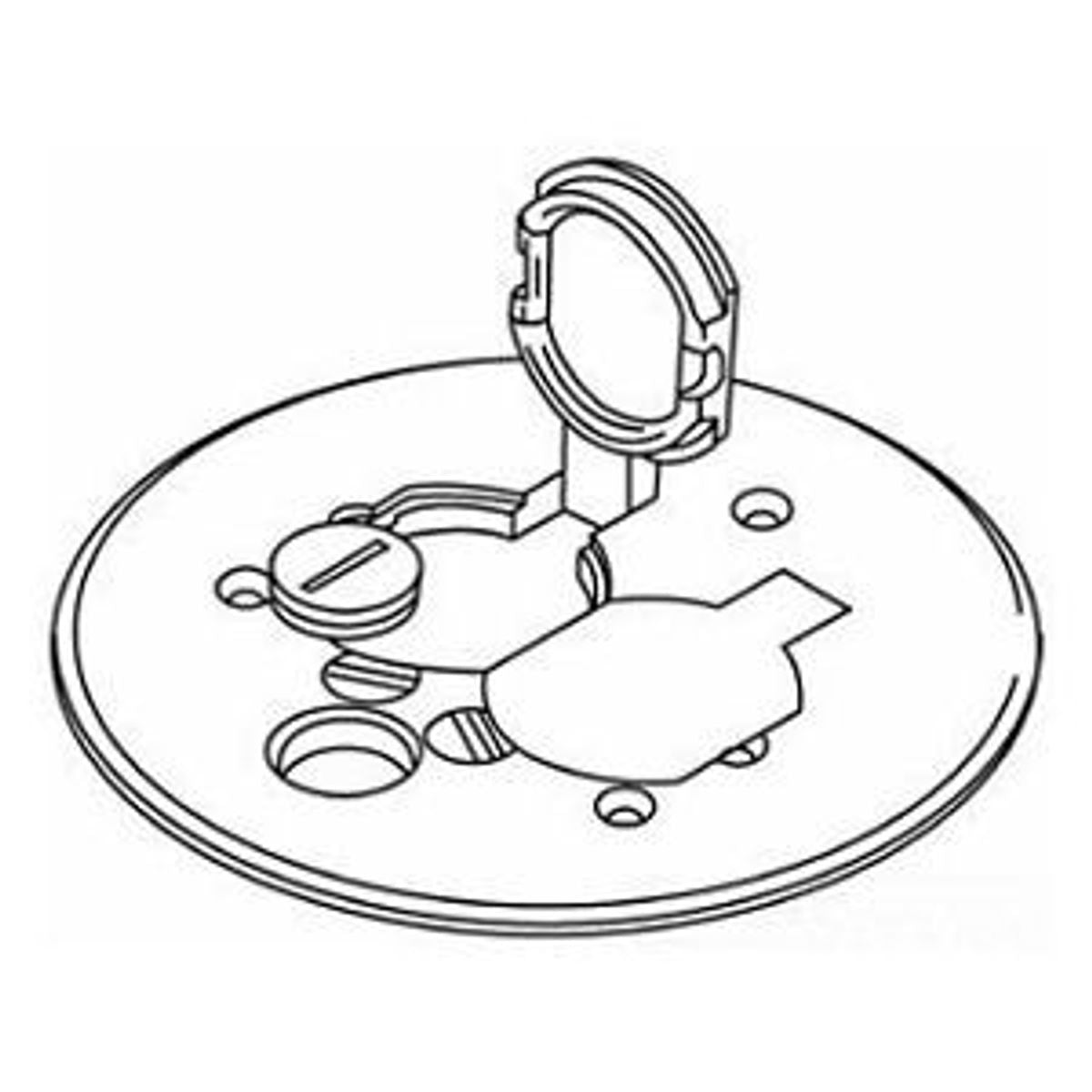Legrand 895DCC | Brass comm cover plate