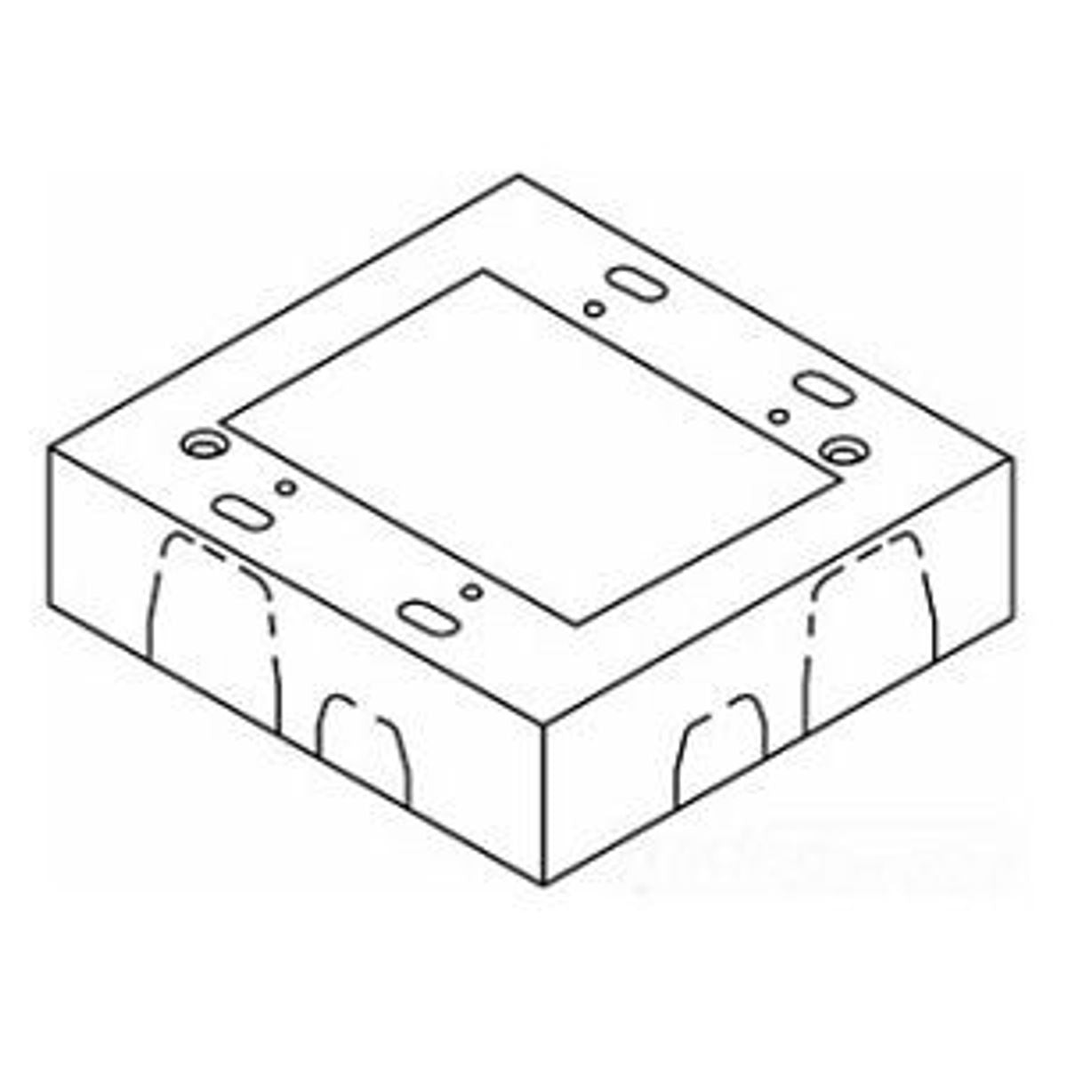 Legrand AL2044 | Deep surface raceway & receptacle box