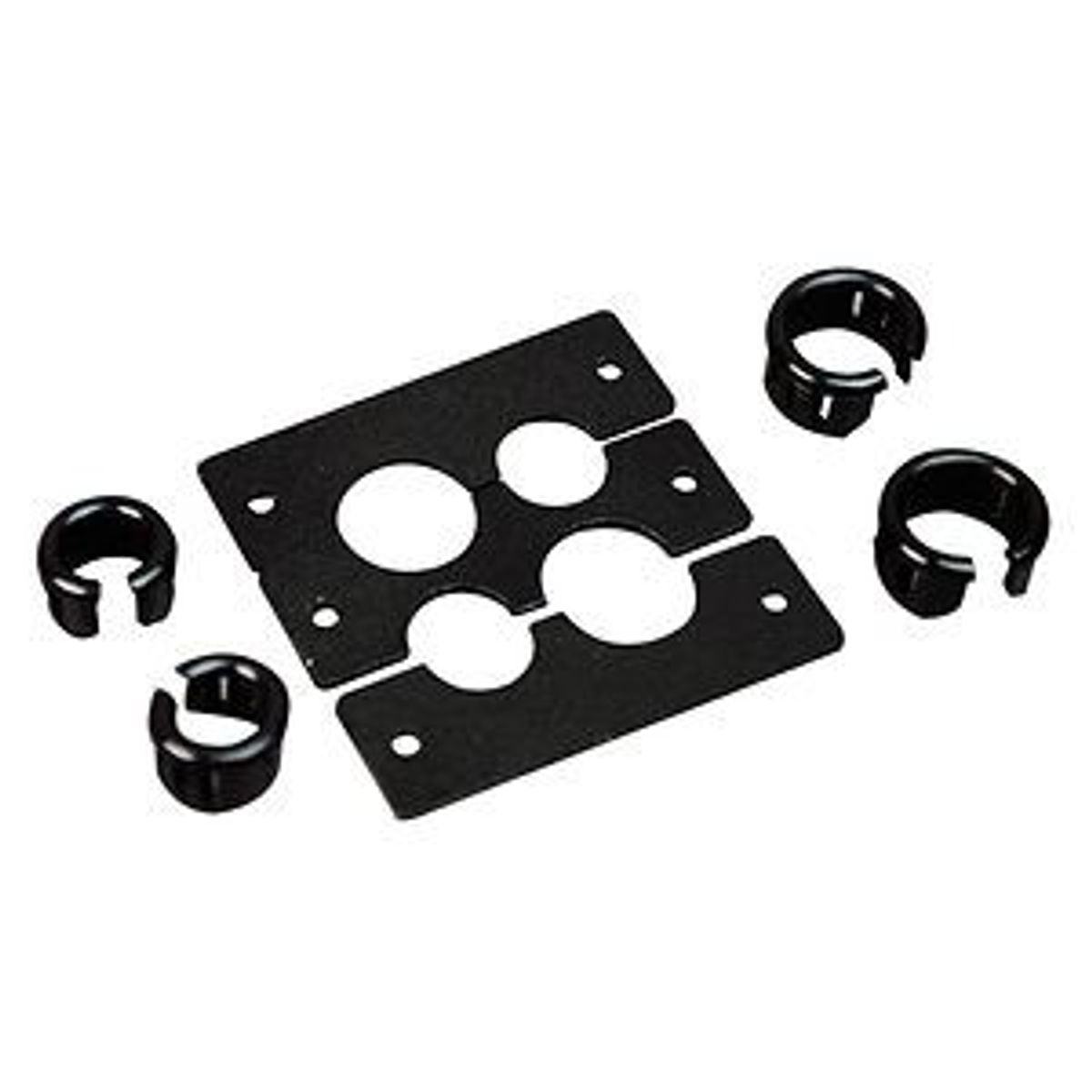 Legrand AV9012BK | Cable Kit, 4 Openings (2 small and 2 large)