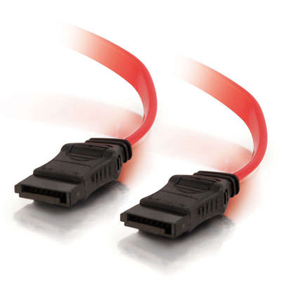 Legrand C2G 10152 | 18in 7-pin 180?1-Device Serial ATA Cable