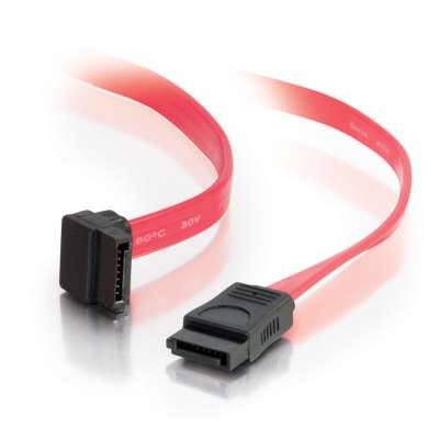 Legrand C2G 10181 | 18in 7-pin 180?to 90?1-Device Serial ATA Cable