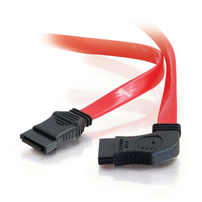 Legrand C2G 10187 | 36in 7-pin 180?to 90?1-Device Side Serial ATA Cable