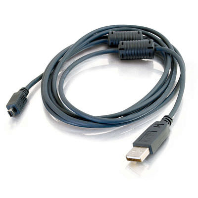 Legrand C2G 12342 | 2m Ultima USB 2.0 A to Mini-B Cable for select Minolta, Samsung and Toshiba Cameras (HIROSE KEY) (6.6ft)