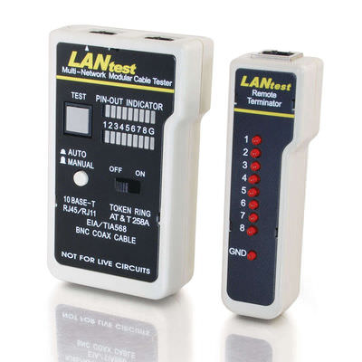 Legrand C2G 13138 | LANtest Network/Modular Cable Test Kit