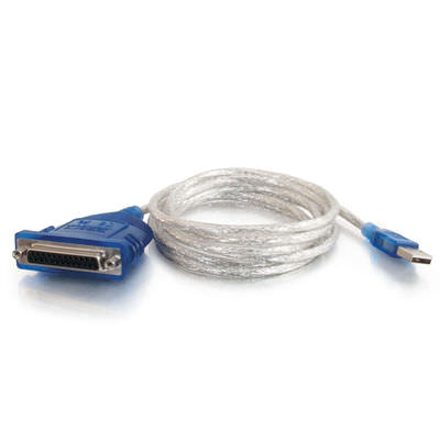 Legrand C2G 16899 | 6ft USB to DB25 Parallel Printer Adapter Cable