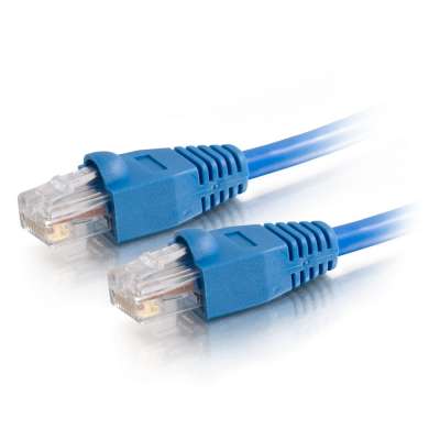 Legrand C2G 22821 | 3ft Cat5e Snagless UTP Unshielded Ethernet Network Patch Cable (USA-Made & TAA Compliant) - Blue