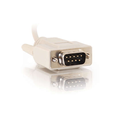 Legrand C2G 25219 | 1ft DB9 M/M Serial RS232 Cable - Beige
