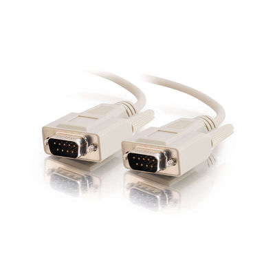 Legrand C2G 25219 | 1ft DB9 M/M Serial RS232 Cable - Beige
