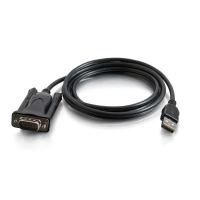 Legrand C2G 26887 | 5ft USB to DB9 Male Serial RS232 Adapter Cable