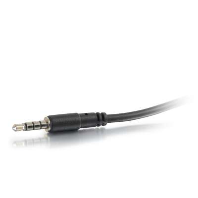 Legrand C2G 27394 | 6in 4-pin 3.5mm Microphone and Headphone Breakout Adapter Y-Cable