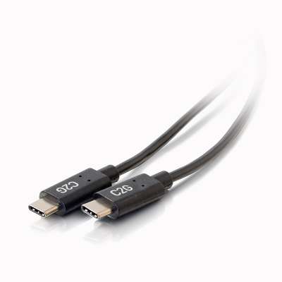 Legrand C2G 28826 | 6ft USB-C 2.0 Male to Male Cable (3A)