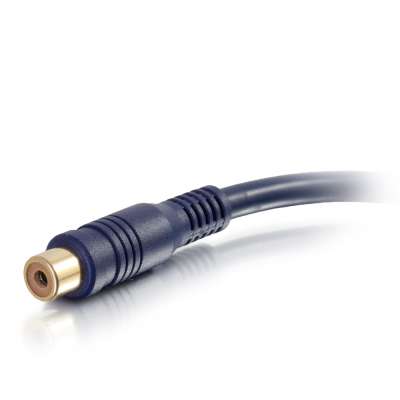 Legrand C2G 29122 | 6in Velocity Two RCA Stereo Male to One RCA Mono Female Y-Cable