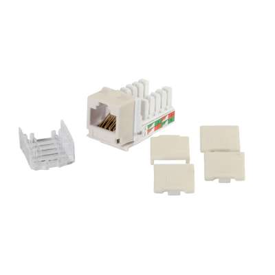 Legrand C2G 29310 | Cat6 RJ45 UTP Keystone Jack - Ivory