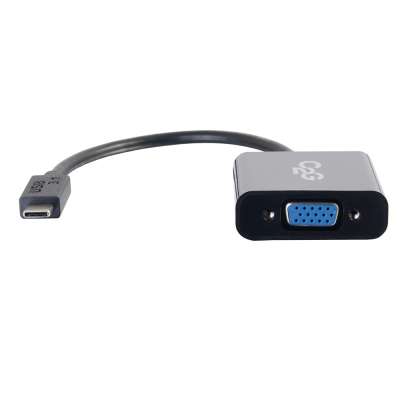 Legrand C2G 29471 | USB-C to VGA Video Adapter Converter - Black