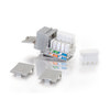 Legrand C2G 35202 | 90?Cat5E RJ45 UTP Keystone Jack - Gray