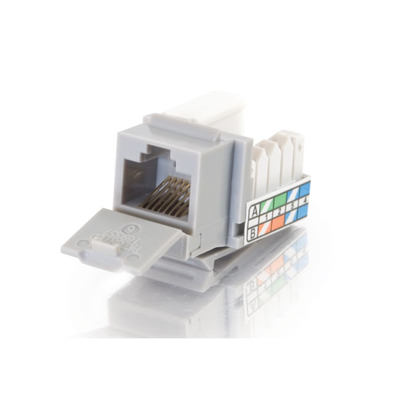 Legrand C2G 35202 | 90?Cat5E RJ45 UTP Keystone Jack - Gray