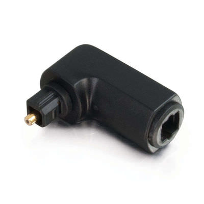 Legrand C2G 40016 | Velocity Right Angle TOSLINK Port Saver Adapter (TAA Compliant)