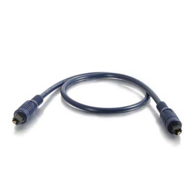 Legrand C2G 40389 | 0.5m Velocity TOSLINK Optical Digital Cable (1.6ft) (TAA Compliant)