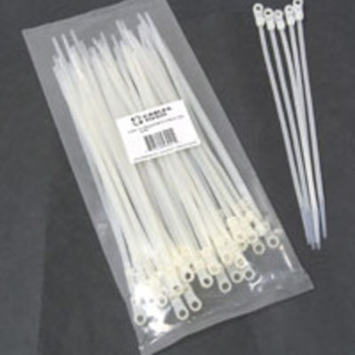 Legrand C2G 43040 | 6in Screw-Mountable Cable Tie Multipack (50 pack) (TAA Compliant)
