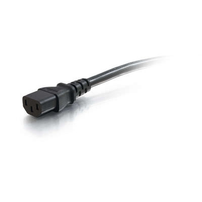 Legrand C2G 48005 | 8ft 16 AWG Hospital Grade Power Cord (NEMA 5-15P to IEC320C13) - Black (TAA)