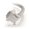 Legrand C2G 52001 | 3ft Premium Shielded HD15 SXGA M/M Monitor Cable with 90° Upward-Angled Male Connector