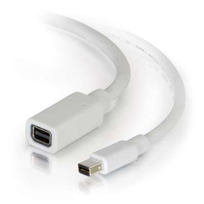 Legrand C2G 54413 | 3ft Mini Display Port Extension Cable M/F - White