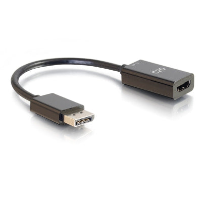 Legrand C2G 54431 | 8in Display Port Male to HDMI Female Passive Adapter Converter - 4K 30Hz