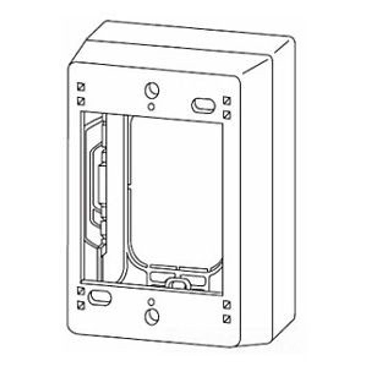Legrand NM2044-WH | NM2000 Extra Deep Device Box Fitting, 1-Gang, White