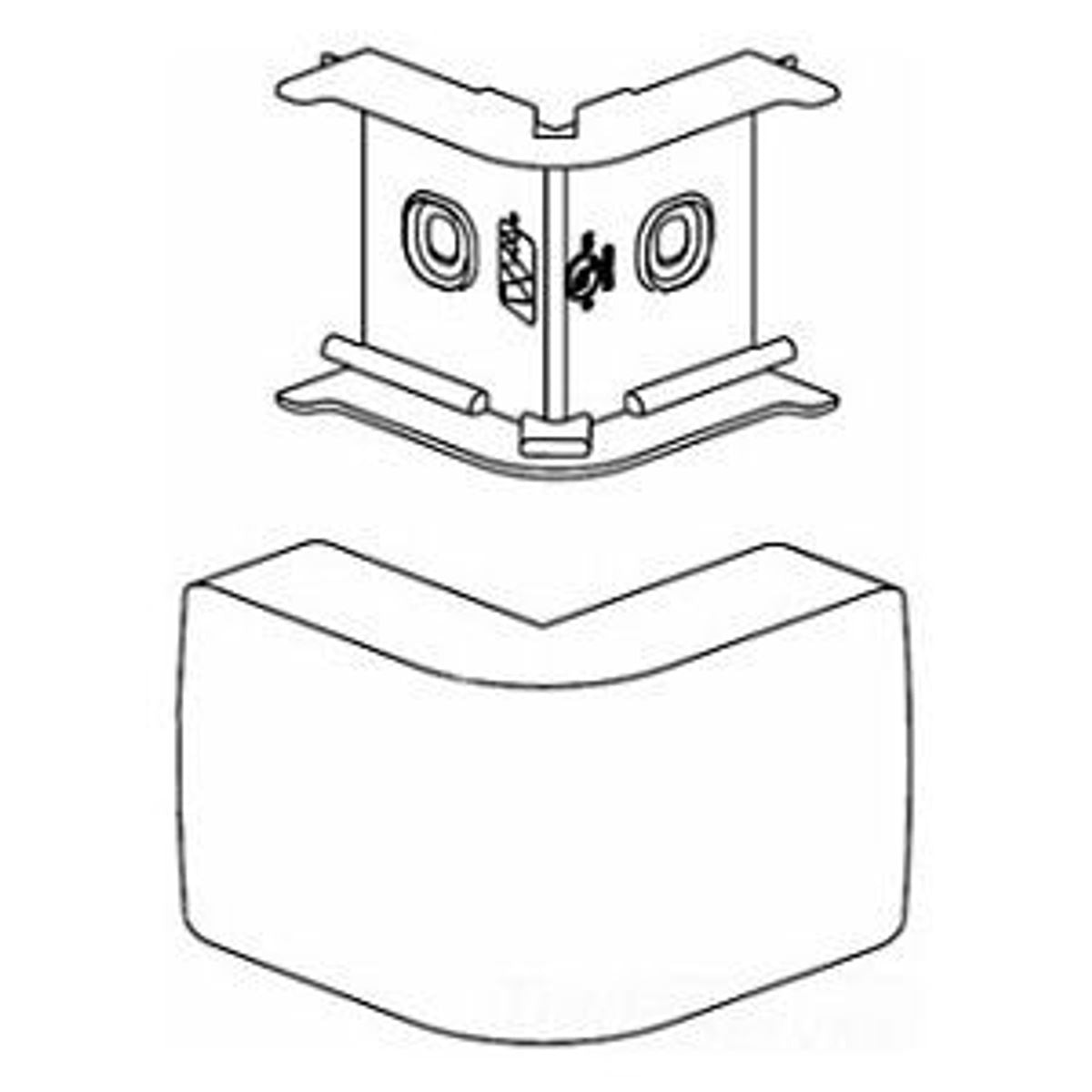 Legrand PN05F18V | Eclipse PN05 Fitting