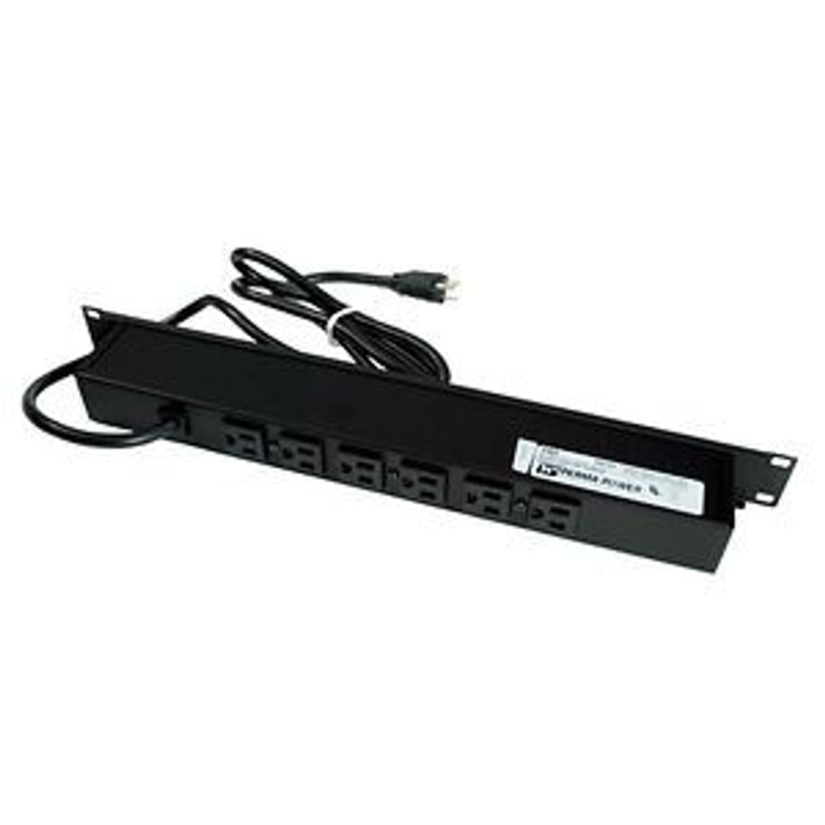 Legrand R5BZX-15 | Rackmount, 19in black with 3 5-15r