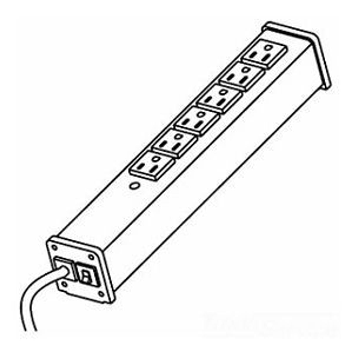 Legrand UL206BD | 6-Outlet Compact Power Strip