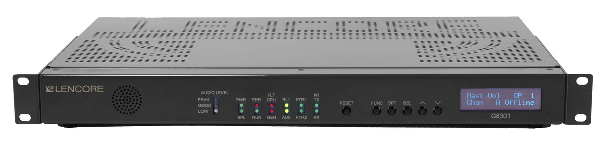 Lencore Acoustics A1U | All-In-One Headend Rack Unit, 100–240 VAC