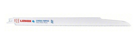Lenox 20583110R | Reciprocating Saw Blade, 12 in. large, Bi-Metal, 10/14