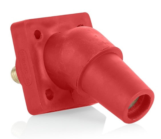 Leviton 16R30-UR | 16 Series Female Receptacle, 45-Degree, #2 - 4/0 AWG, 0.75" Threaded Stud
