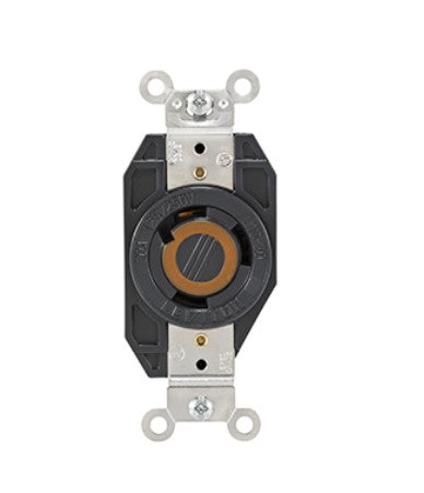 Leviton 2660 | 30 Amp 125/250 Volt Flush Mount Locking