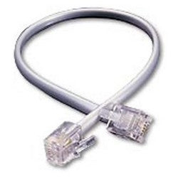 Leviton Manufacturing Co 42400-6 | Jumper Cable, 8P8C Flat Telephone Patch Cord