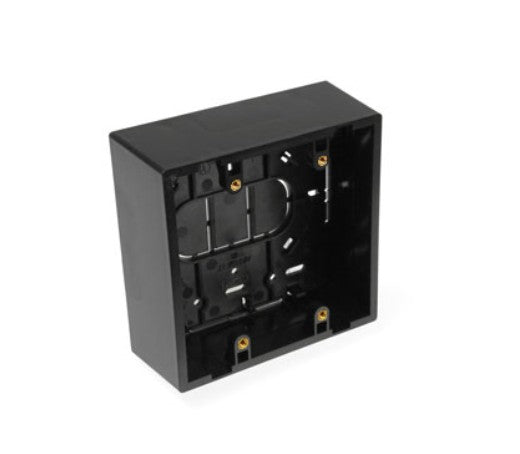 Leviton 42777-2EA | Surface-Mount Back Box, Dual-Gang, 1.89" Box Depth, Black