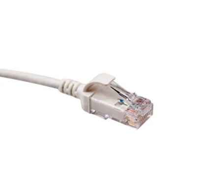 Leviton Manufacturing Co 6H460-01W | Mini Patch Cable, Leviton High-Flex HD6, CAT6, 1 Ft., White