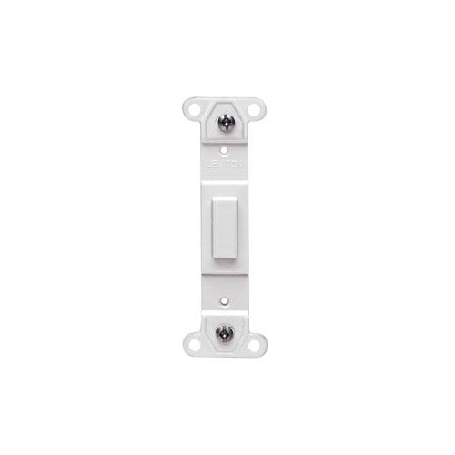 Leviton Manufacturing Co 80700-W | Plastic Blank Wallplate Adapter, White