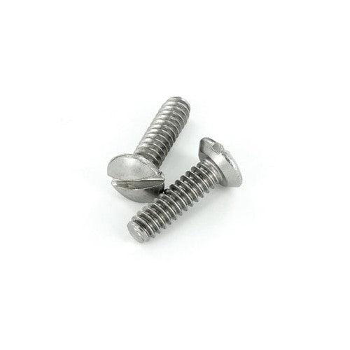Leviton Manufacturing Co 84000-PRT | 1/2" Long 6-32 Thread Oval Head Milled Slot Replacement Wallplate Screws