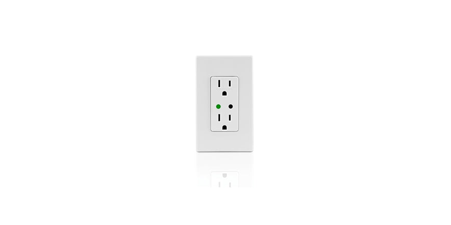 Leviton Manufacturing VRR15-1LZ | Receptacle, Duplex, 15 A, 125 V, 1P, White, Tamper-Resistant, Grounding