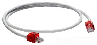 Leviton Manufacturing Co SRJ6R-10R | Red Cat6 S limline Utp Patch Cord , With Secure Rj Housing on Both Ends 10 ft